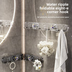 Astronaut Suction Cup Corner Hooks Foldable Bathroom Kitchen Hooks