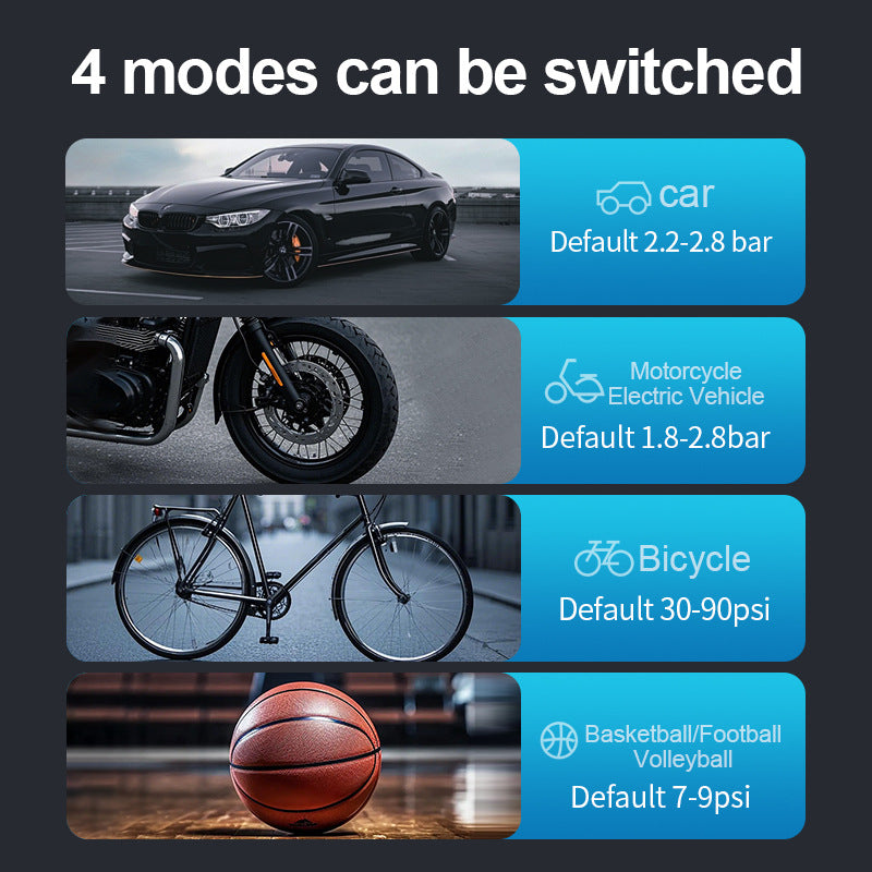 Car wireless air pump portable car air pump tire high pressure pump