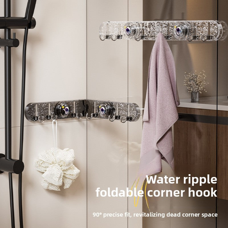 Astronaut Suction Cup Corner Hooks Foldable Bathroom Kitchen Hooks