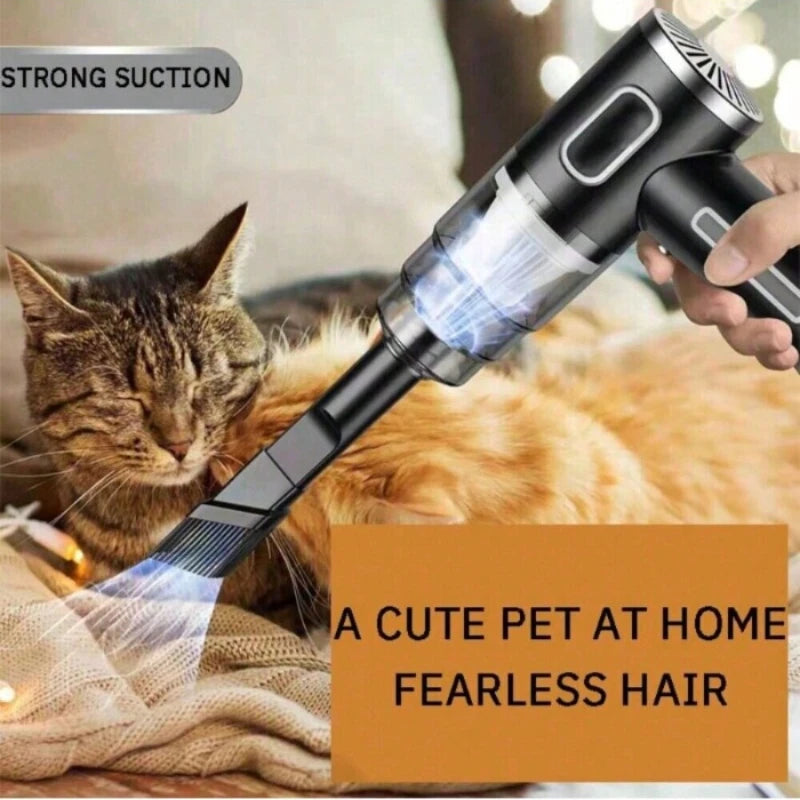 Portable Cordless Car Vacuum — Powerful Handheld Cleaner for Car & Home