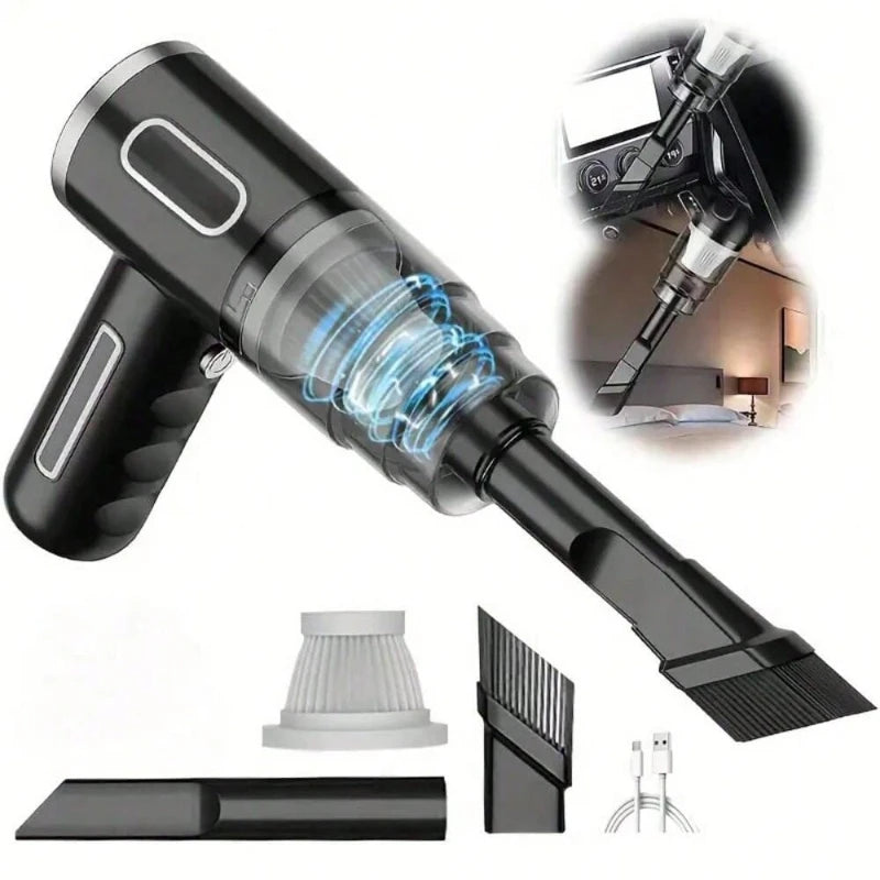 Portable Cordless Car Vacuum — Powerful Handheld Cleaner for Car & Home