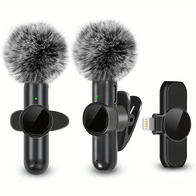 Micrófono Lavalier Inalámbrico para Celular — Sin Receptor, Type-C e iOS, Para Videos