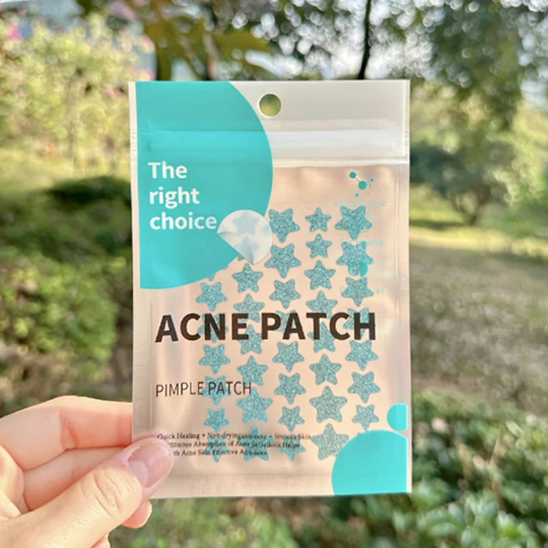 Acne Patches — 40 Hydrocolloid Pimple Stickers, Invisible & Colorful