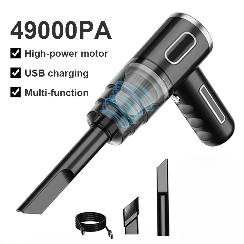 Portable Cordless Car Vacuum — Powerful Handheld Cleaner for Car & Home